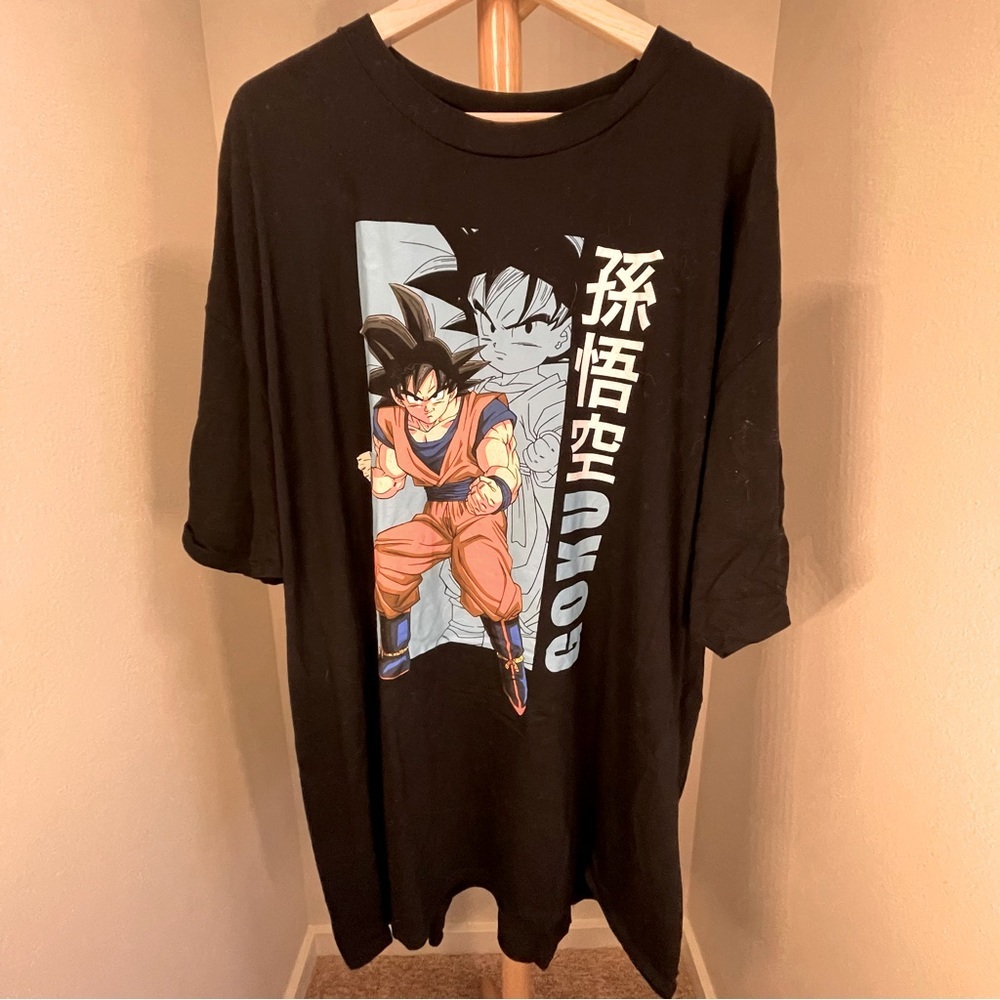 DRAGONBALL Z - Mens 3XL Graphic Tshirt, Black, Goku